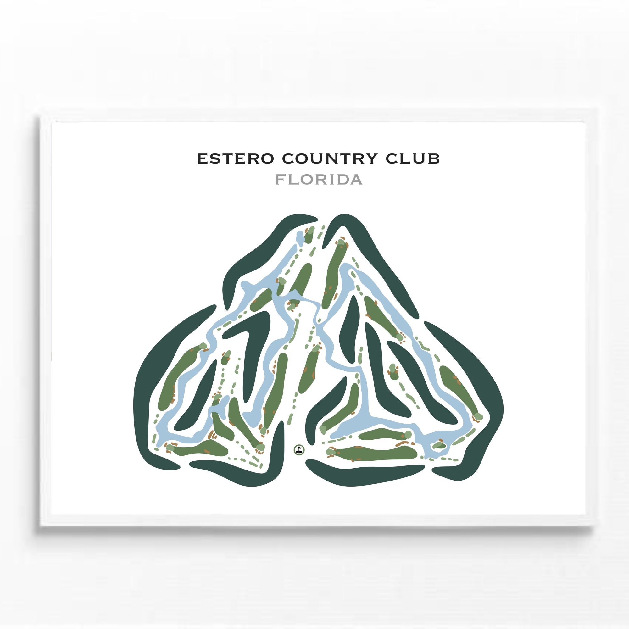 Estero Country Club, Florida - Printed Golf Courses