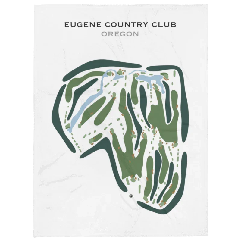 Eugene Country Club, Oregon - Printed Golf Courses