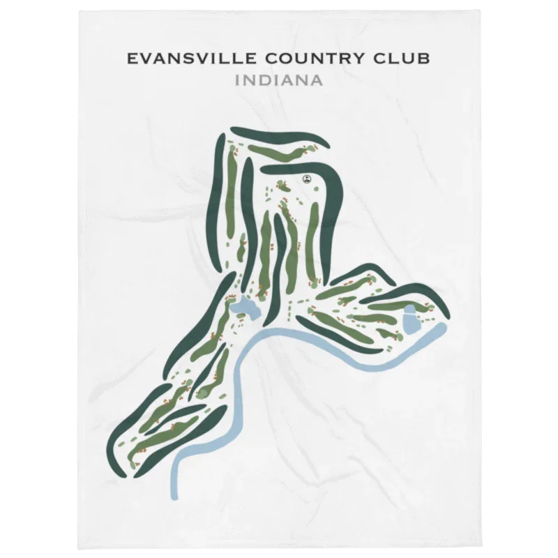 Evansville Country Club, Indiana - Printed Golf Courses