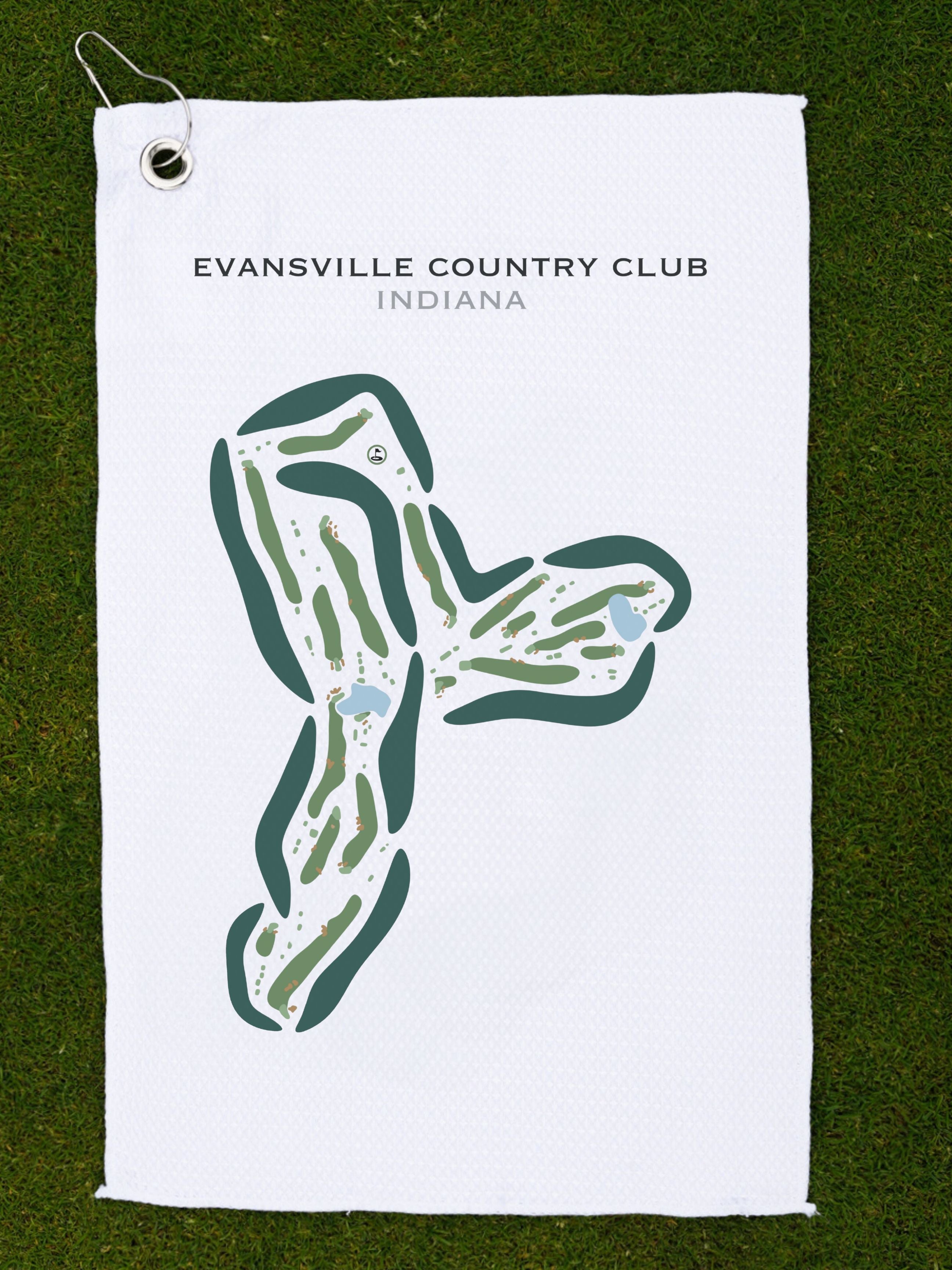 Evansville Country Club, Indiana - Printed Golf Courses
