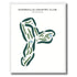 Evansville Country Club, Indiana - Printed Golf Courses