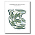 Evansville Golf Club, Wisconsin - Printed Golf Course