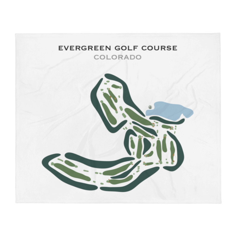 Evergreen Golf Course, Colorado - Printed Golf Courses