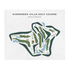 Evergreen Hills Golf Course, Michigan - Printed Golf Courses