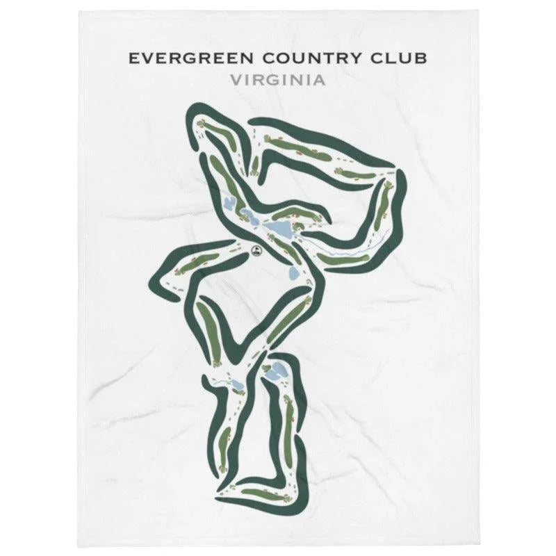 Evergreen Country Club, Virginia - Printed Golf Courses