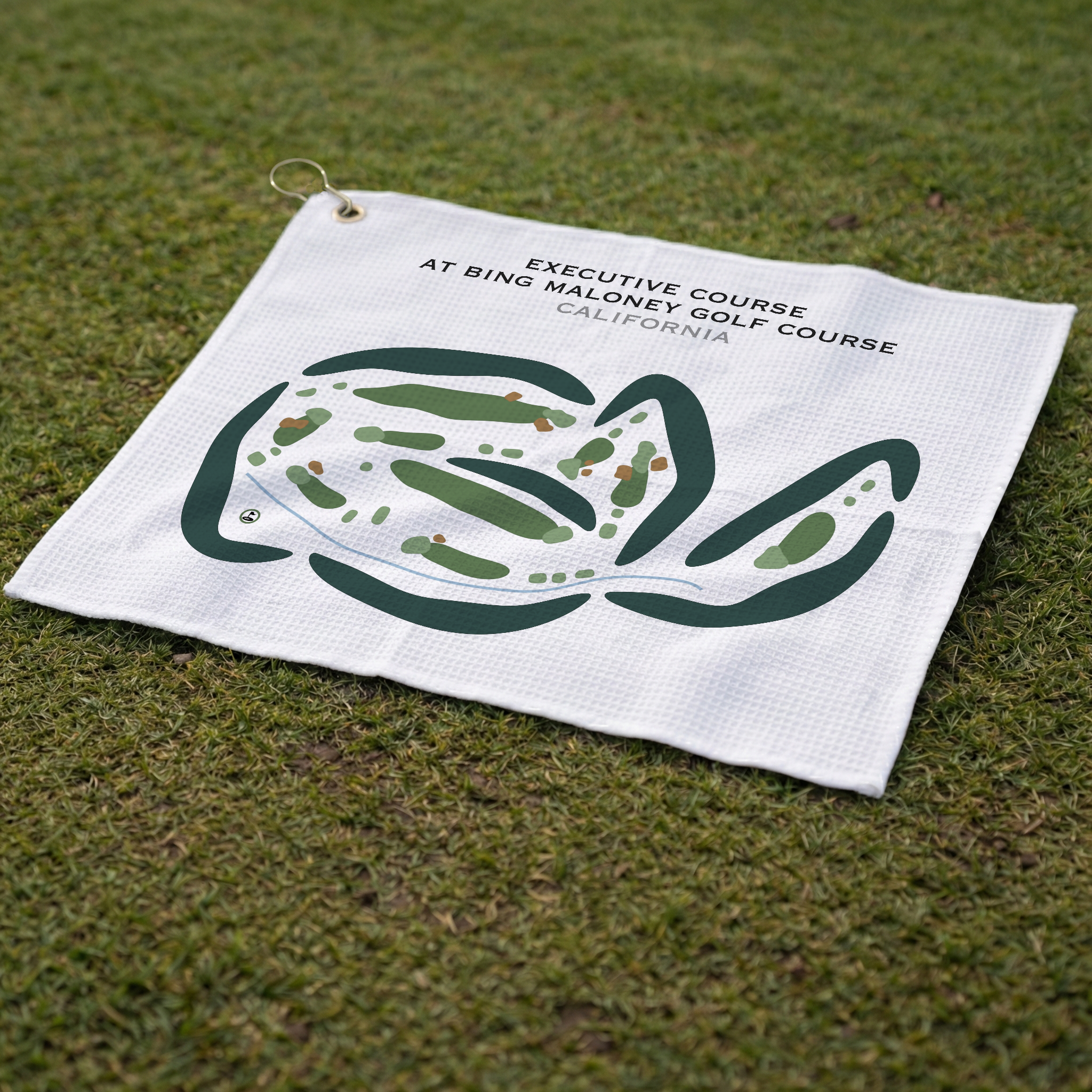 Executive Course at Bing Maloney Golf Course, California - Printed Golf Courses