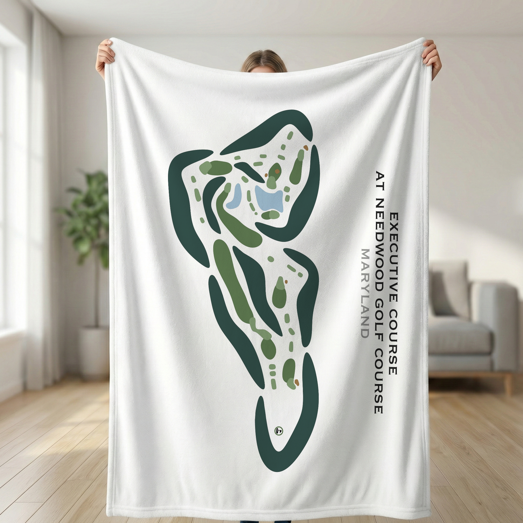 Executive Course at Needwood Golf Course, Maryland - Printed Golf Courses