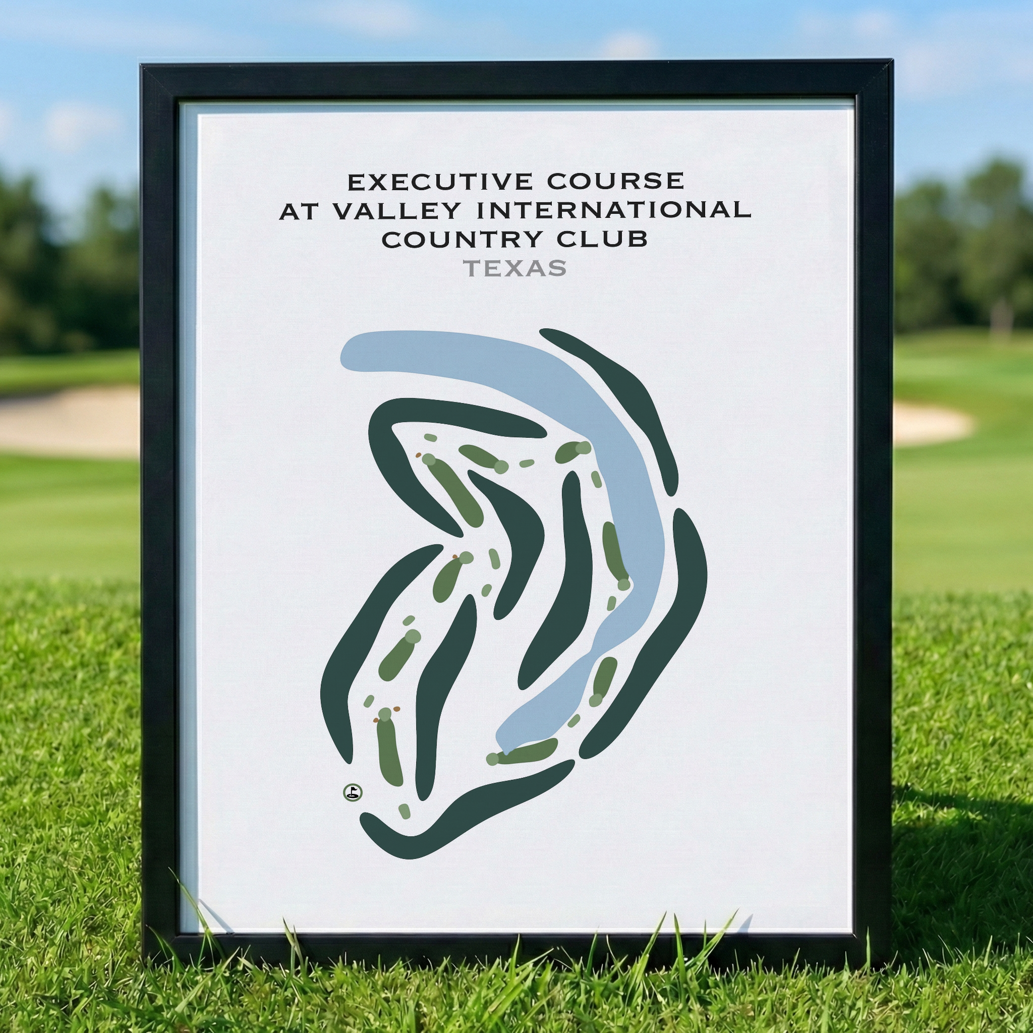 Executive at Valley International Country Club, Texas - Printed Golf Courses