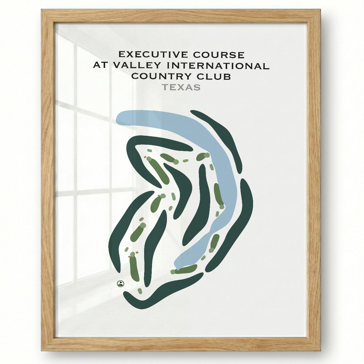 Executive at Valley International Country Club, Texas - Printed Golf Courses
