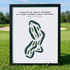 Executive Par 3 Course at Lake Chabot Golf Course, California - Printed Golf Courses