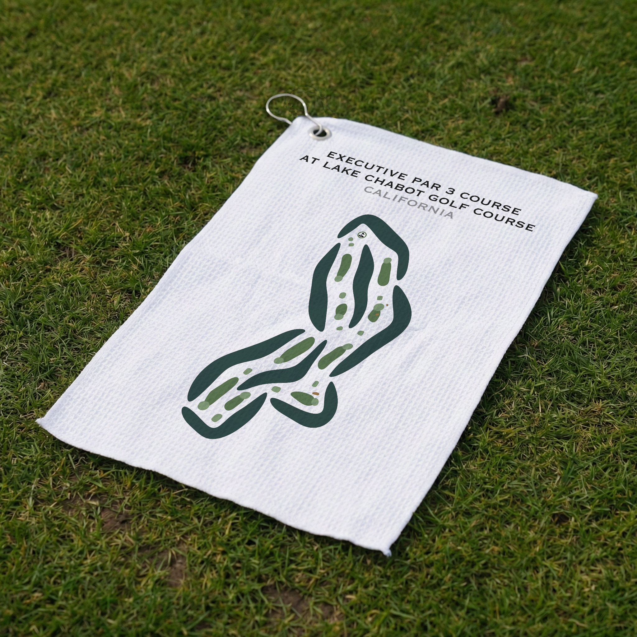 Executive Par 3 Course at Lake Chabot Golf Course, California - Printed Golf Courses