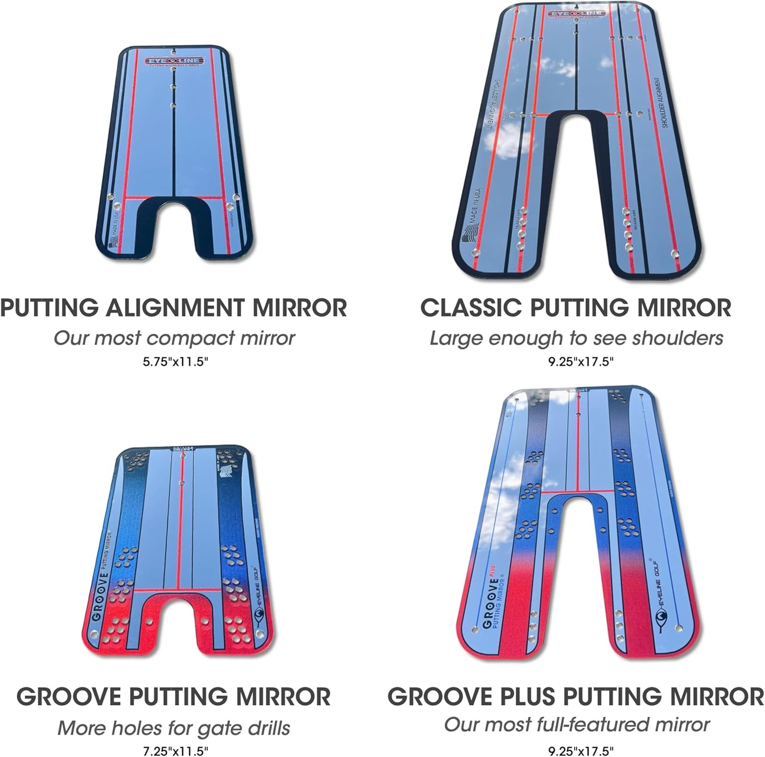 Classic EyeLine Putting Mirror (Large)