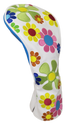 Flower Power Embroidered Driver Headcover by ReadyGOLF