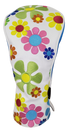 Flower Power Embroidered Driver Headcover by ReadyGOLF