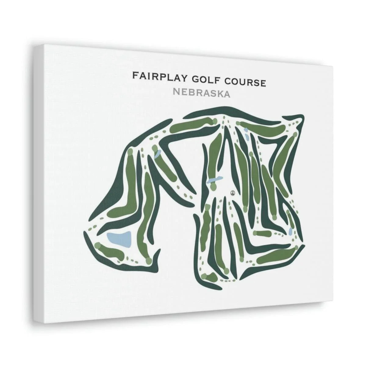 Fairplay Golf Course, Nebraska - Printed Golf Courses