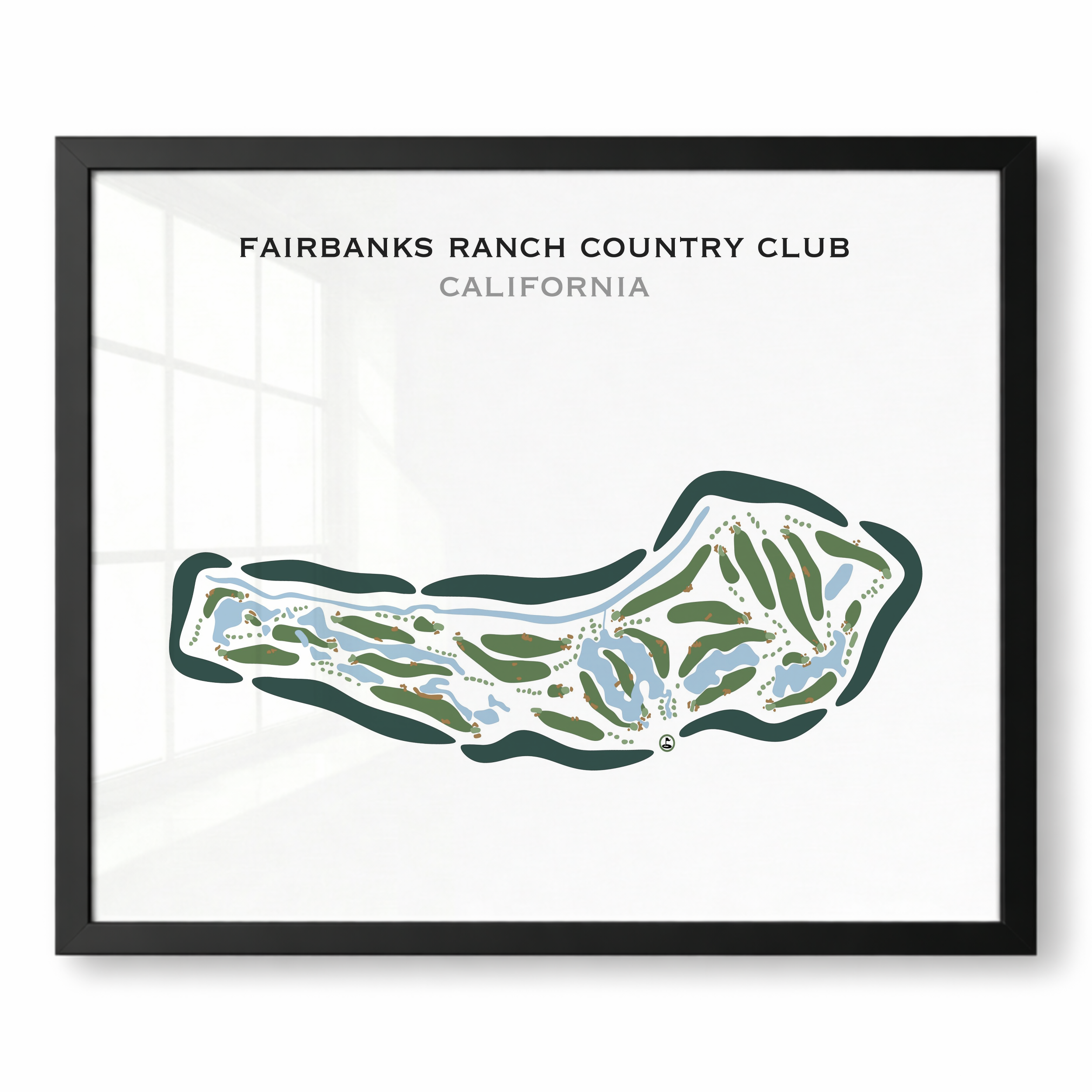 Fairbanks Ranch Country Club, California - Printed Golf Courses
