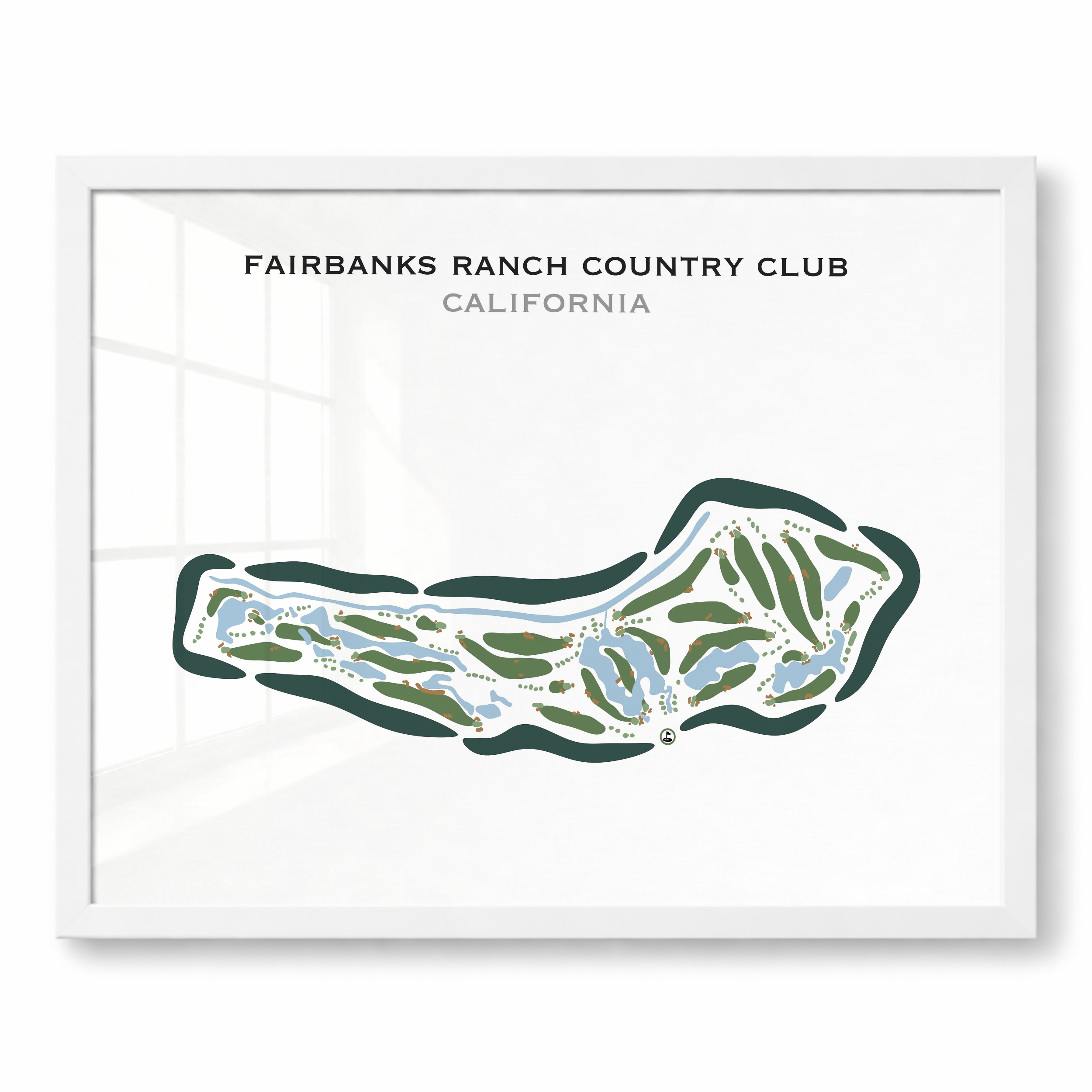 Fairbanks Ranch Country Club, California - Printed Golf Courses