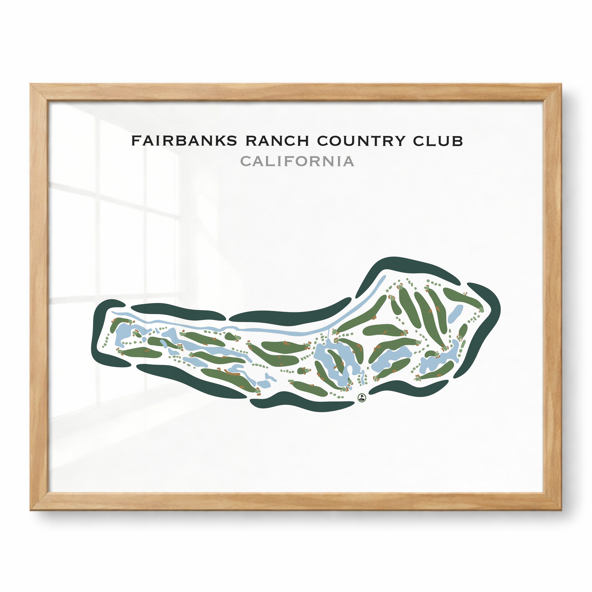 Fairbanks Ranch Country Club, California - Printed Golf Courses