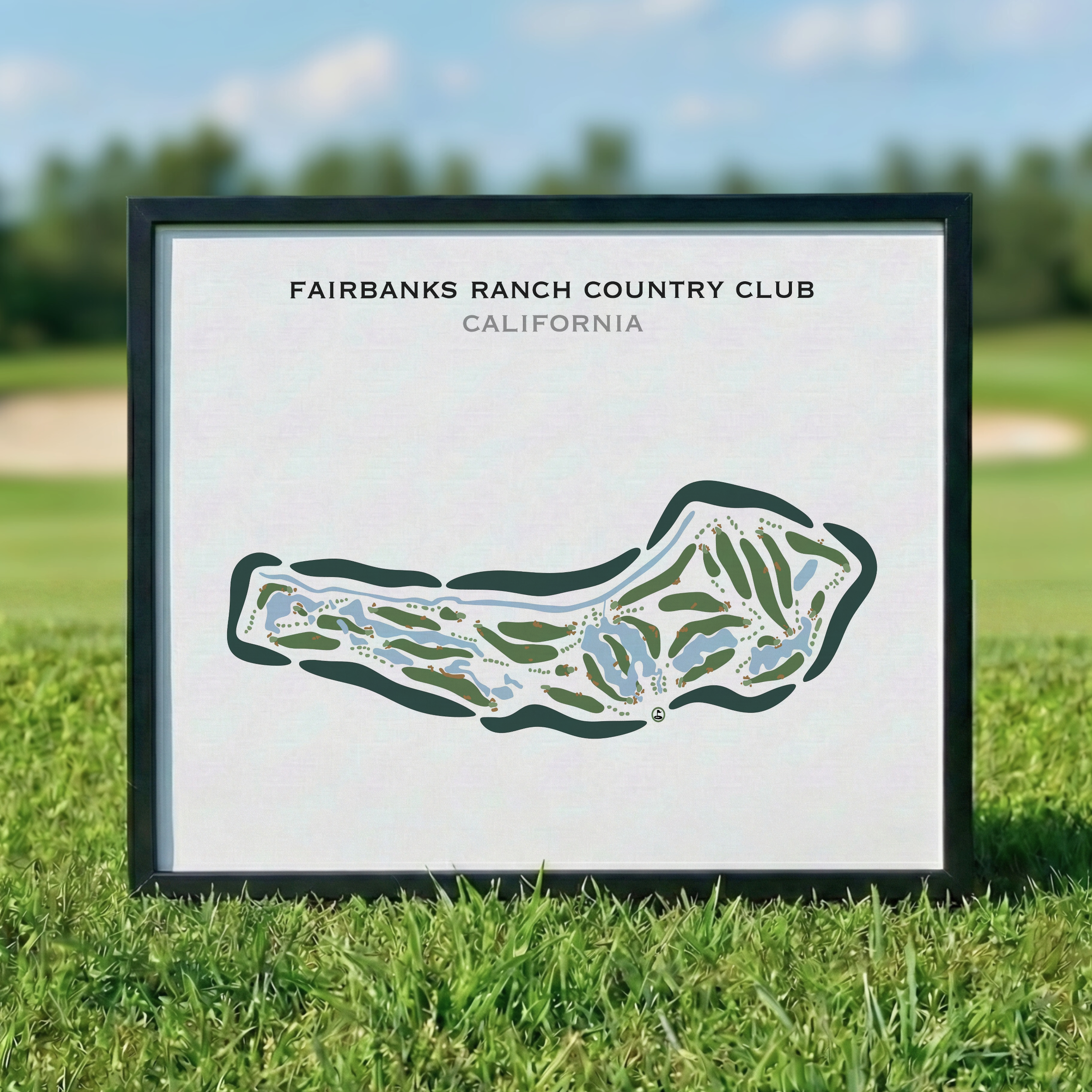 Fairbanks Ranch Country Club, California - Printed Golf Courses