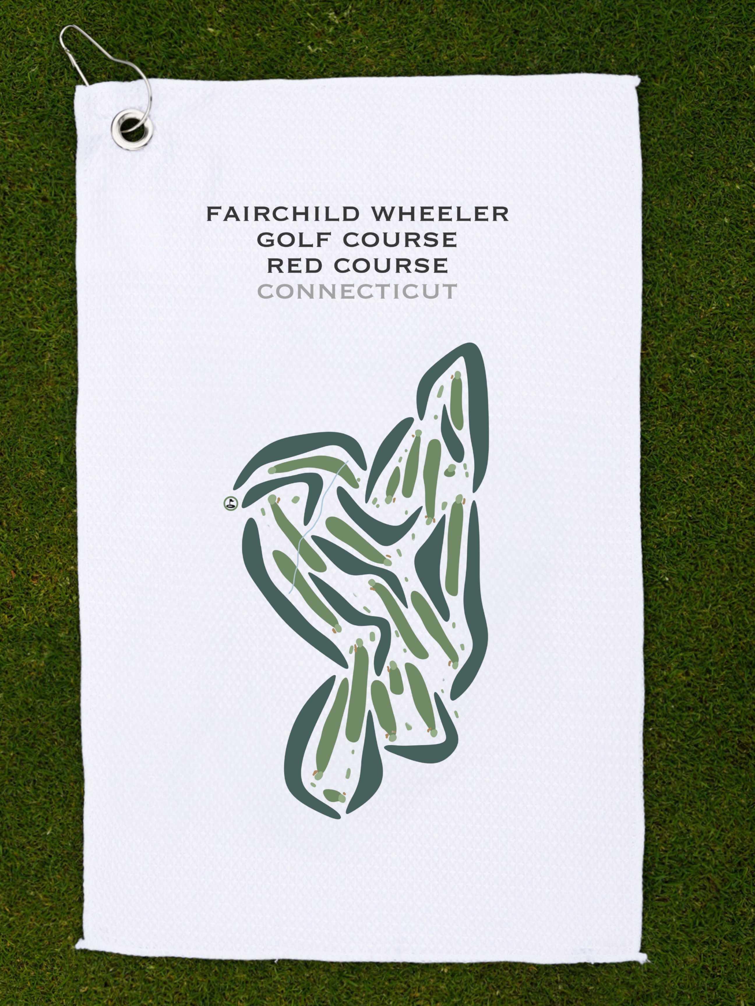 Fairchild Wheeler Golf Course - Red Course, Connecticut - Printed Golf Courses