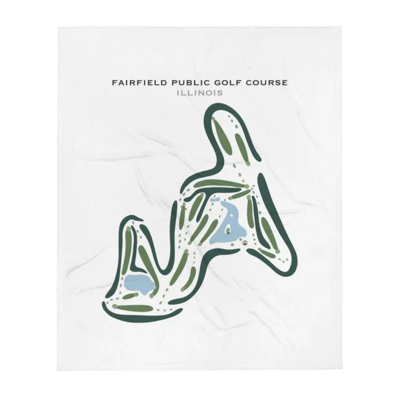 Fairfield Public Golf Course, Illinois - Printed Golf Courses