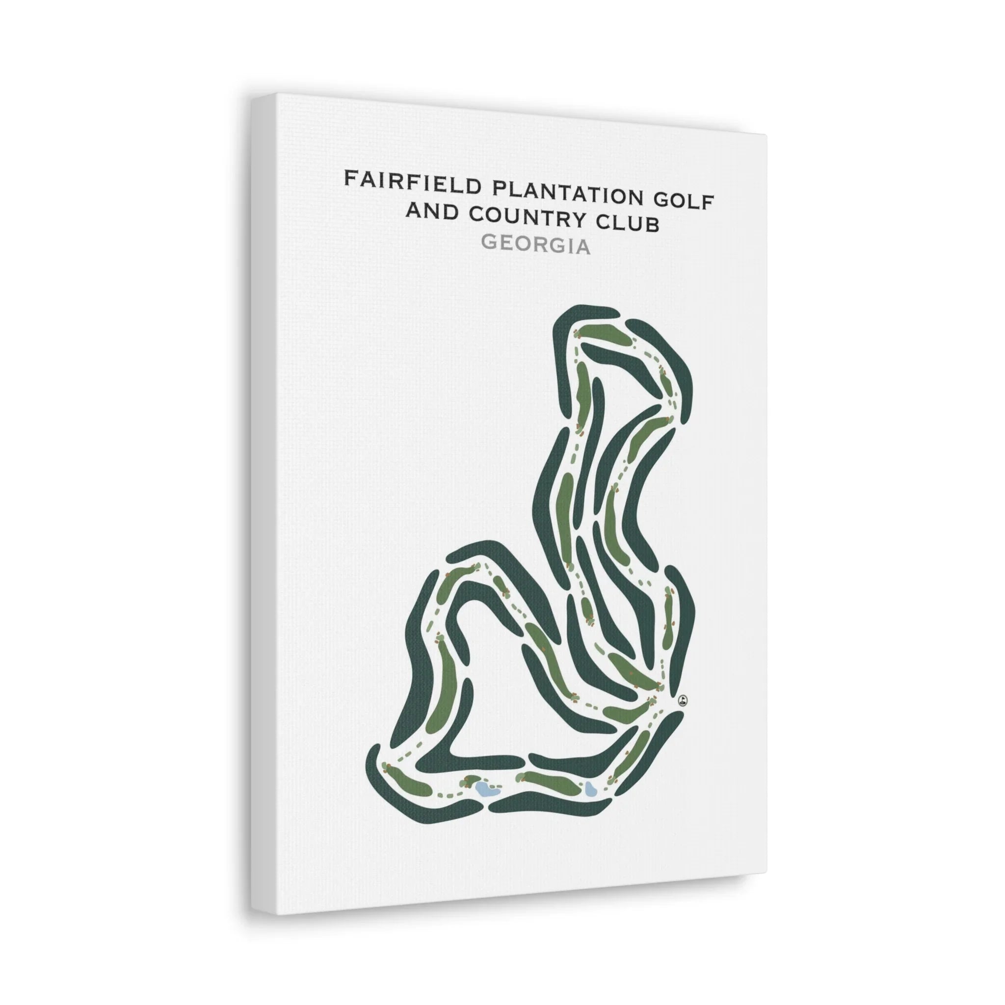 Fairfield Plantation Golf and Country Club, Georgia - Printed Golf Courses