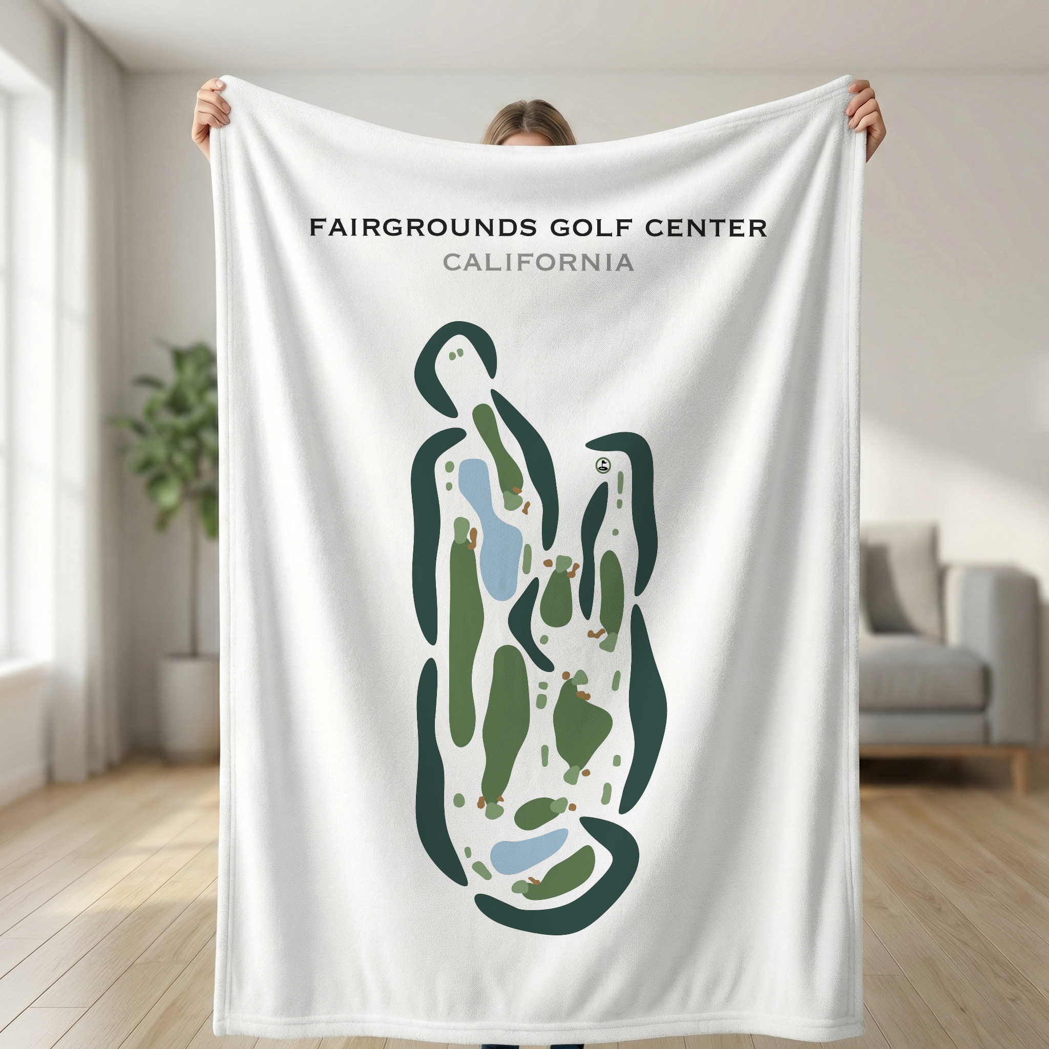 Fairgrounds Golf Center, California - Printed Golf Courses