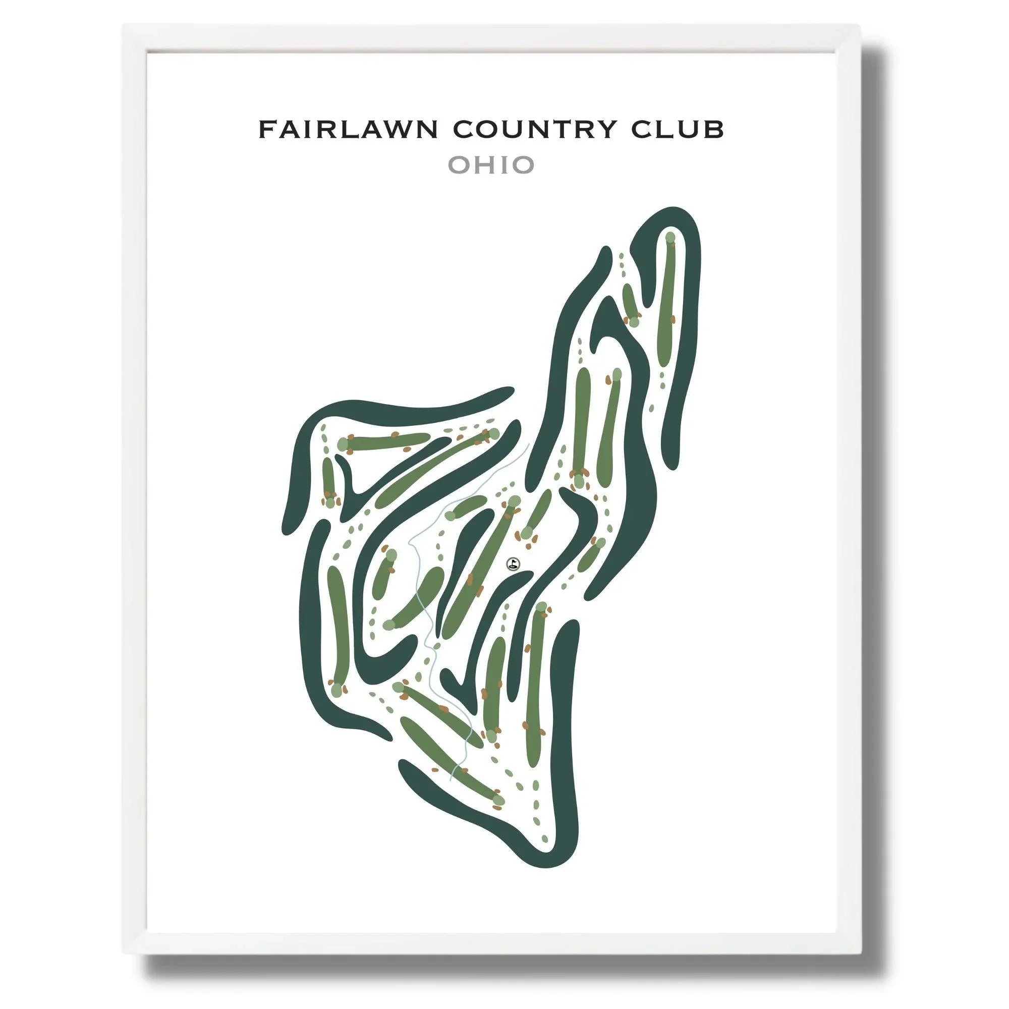 Fairlawn Country Club, Ohio - Printed Golf Courses