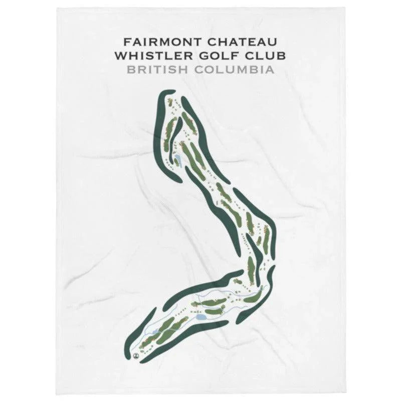 Fairmont Chateau Whistler Golf Club, British Columbia - Printed Golf Course
