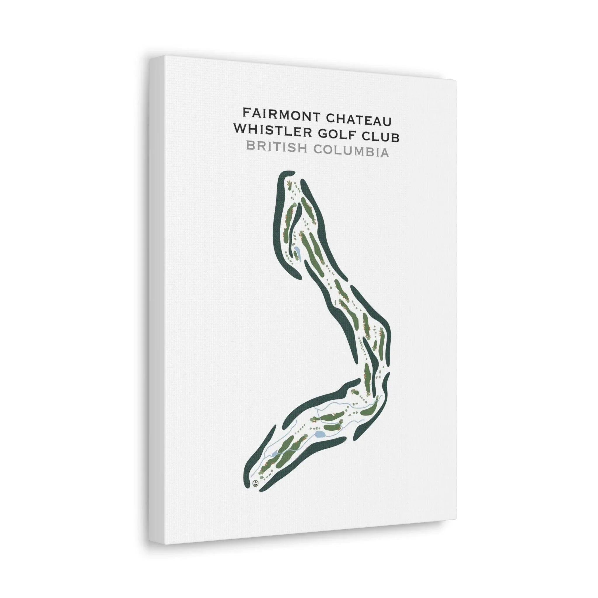 Fairmont Chateau Whistler Golf Club, British Columbia - Printed Golf Course