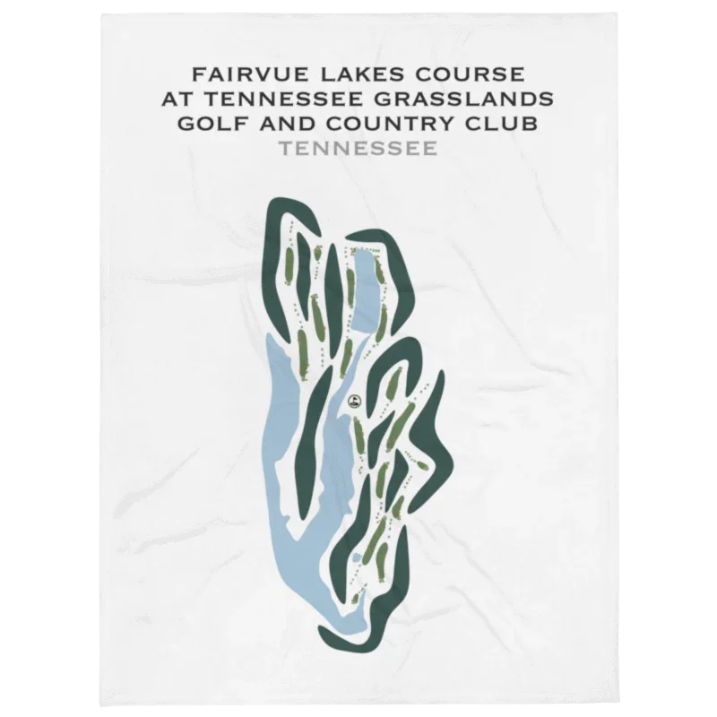 Fairvue Lakes Course at Tennessee Grasslands Golf and Country Club, Tennessee - Printed Golf Courses