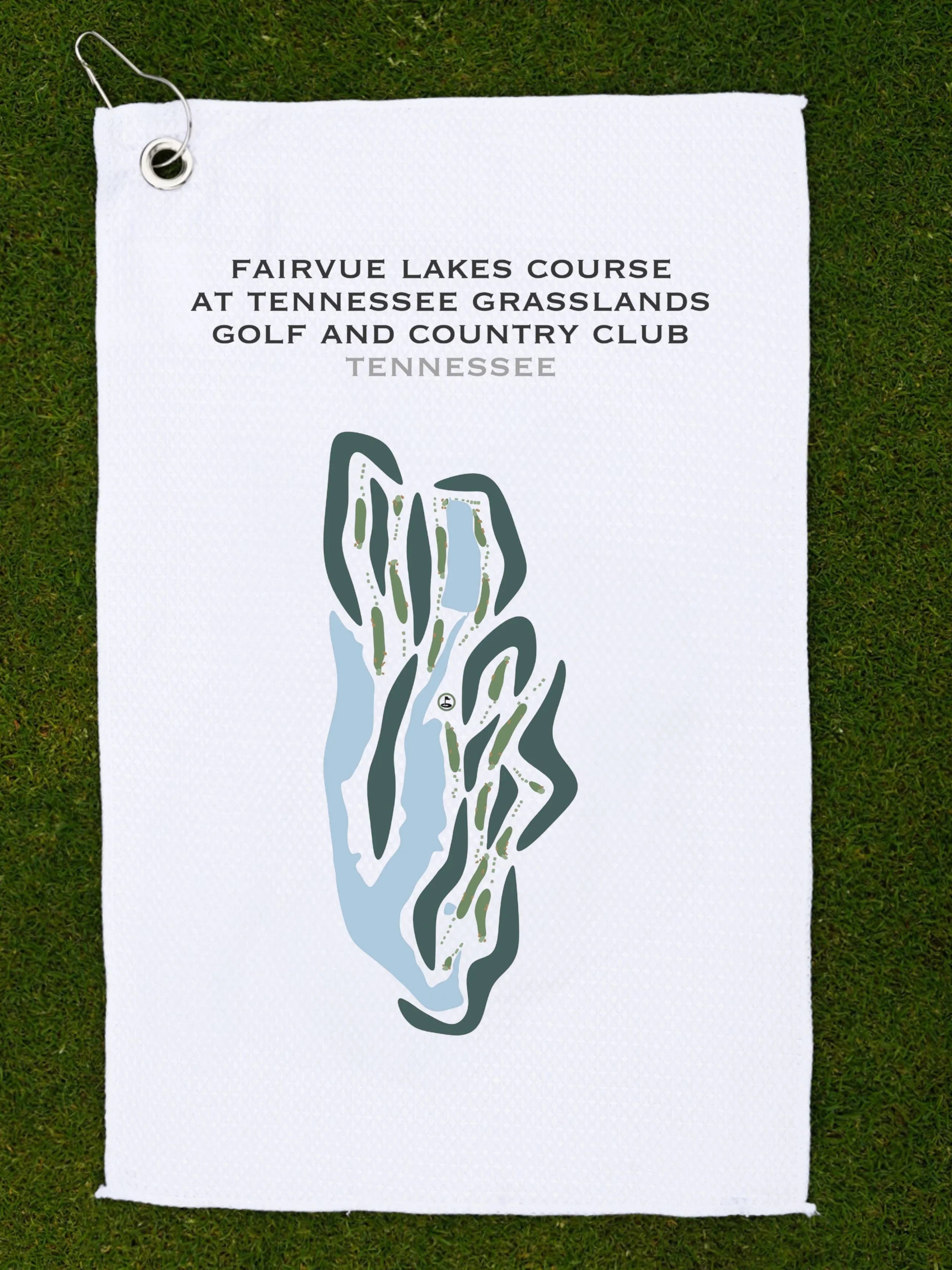 Fairvue Lakes Course at Tennessee Grasslands Golf and Country Club, Tennessee - Printed Golf Courses