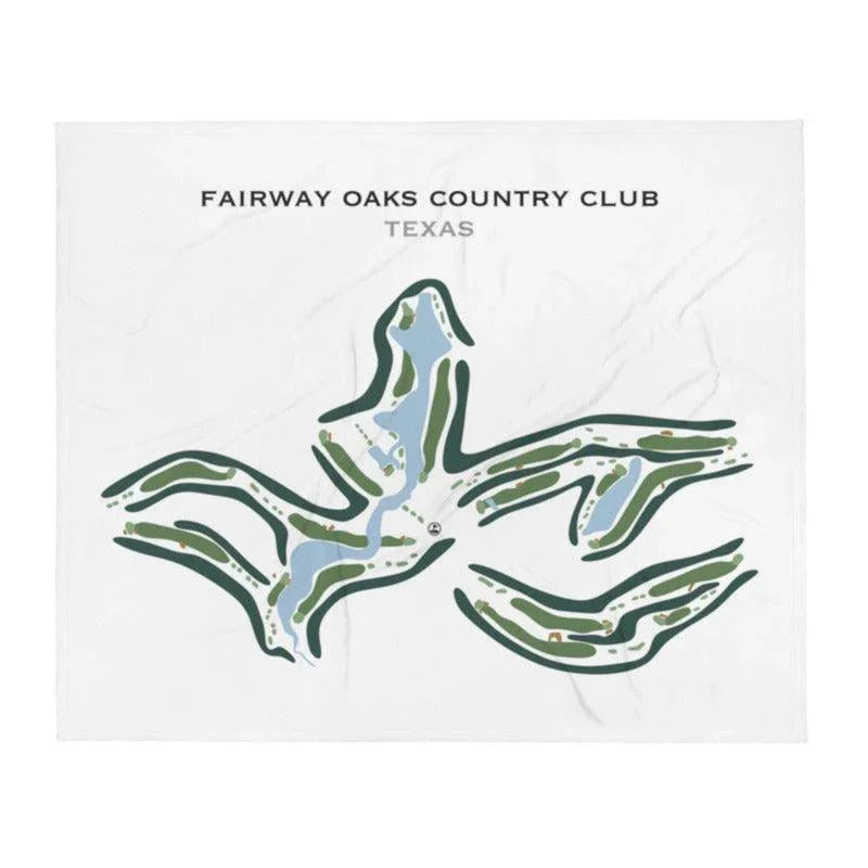 Fairway Oaks Country Club, Texas - Printed Golf Courses