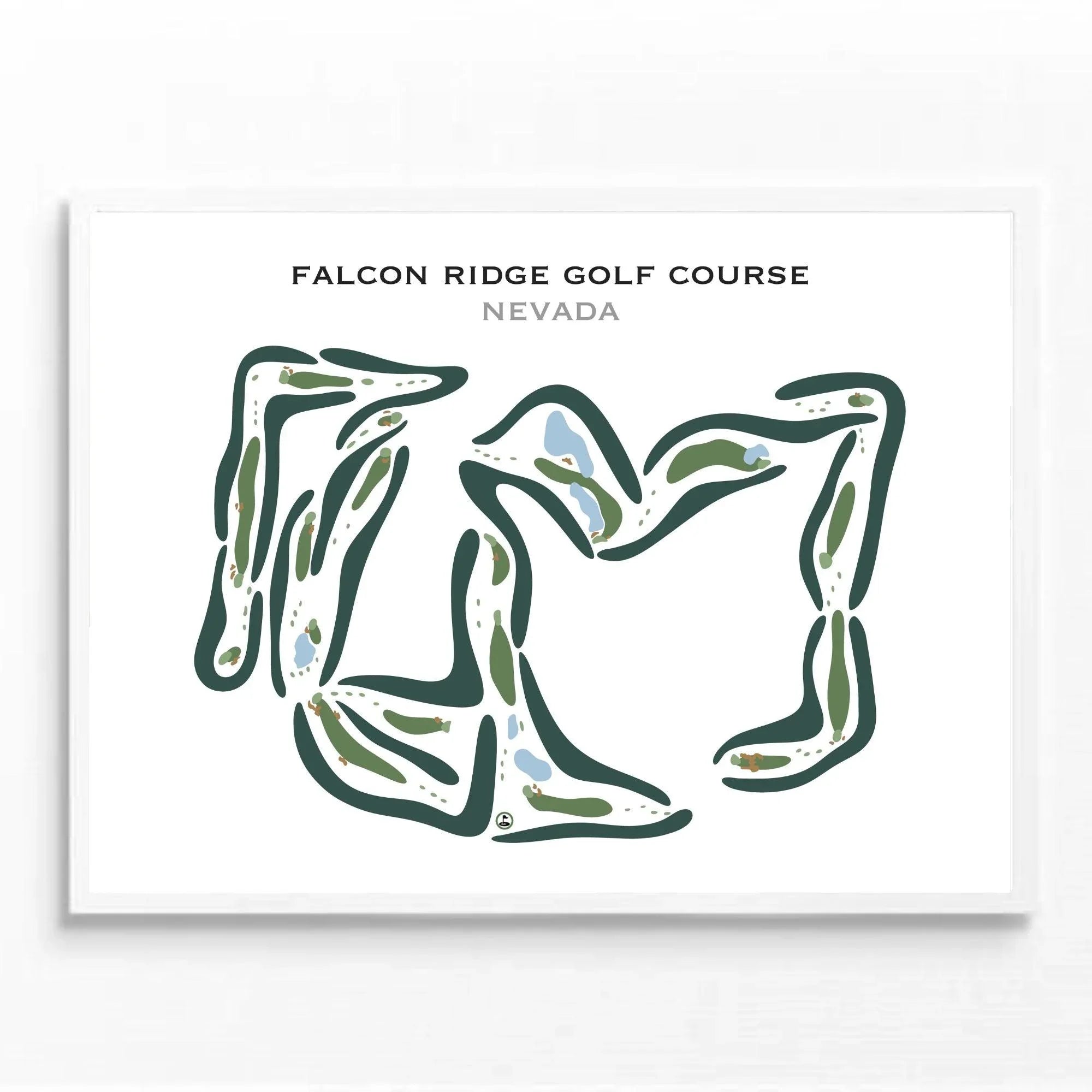 Falcon Ridge, Nevada - Printed Golf Courses