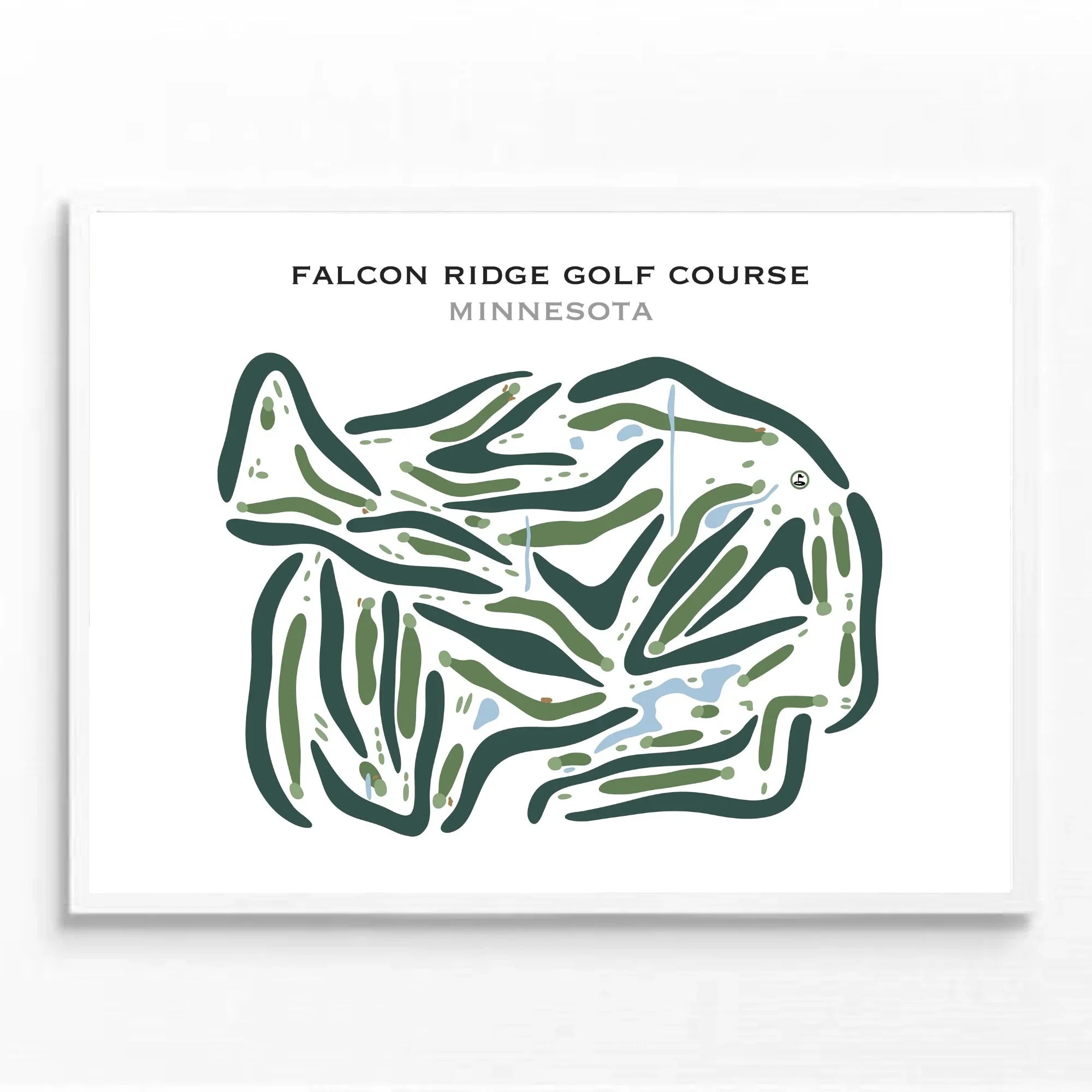 Falcon Ridge Golf Course, Minnesota - Printed Golf Courses