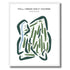 Fall Creek Golf Course, Indiana - Printed Golf Courses