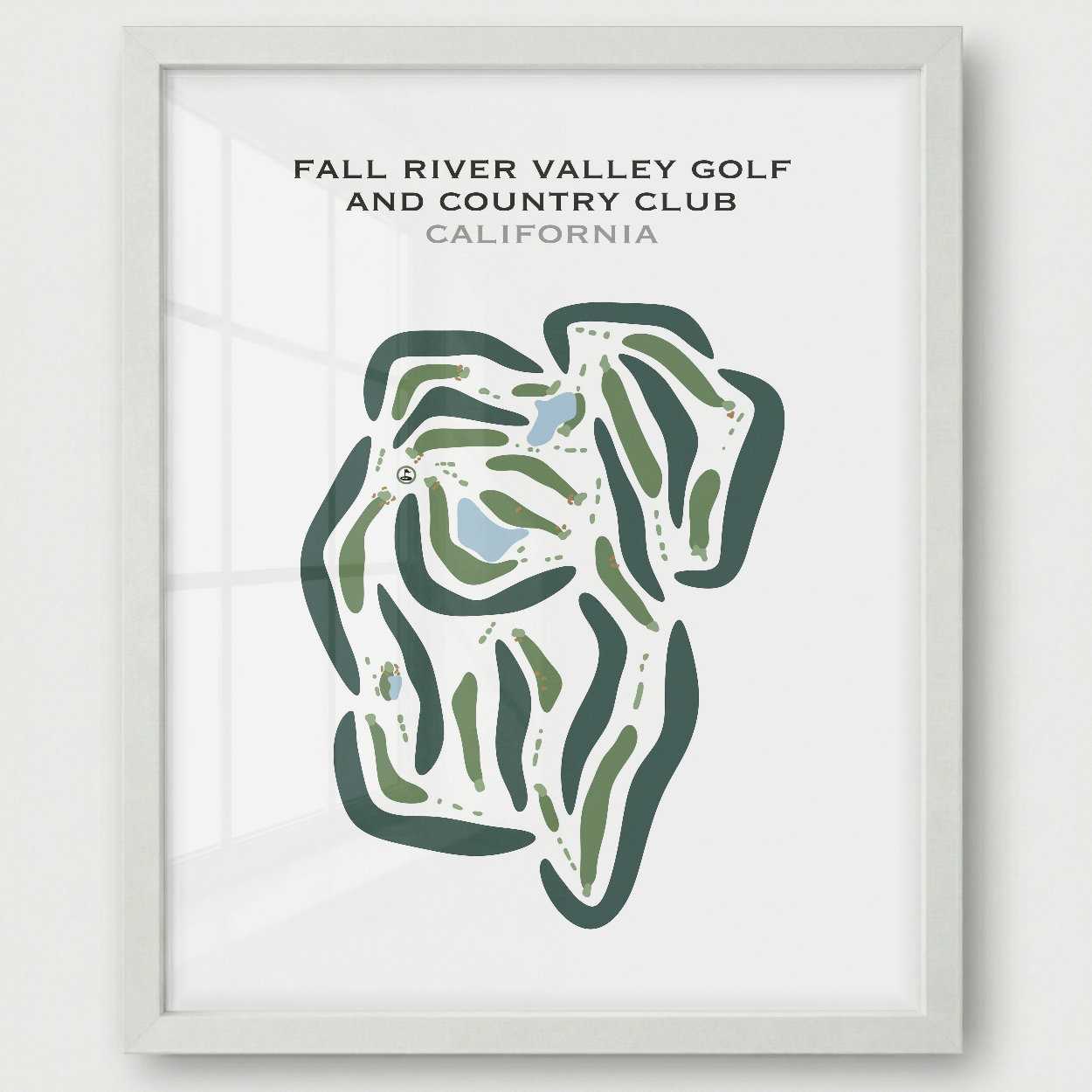 Fall River Valley Golf & Country Club, California - Printed Golf Courses