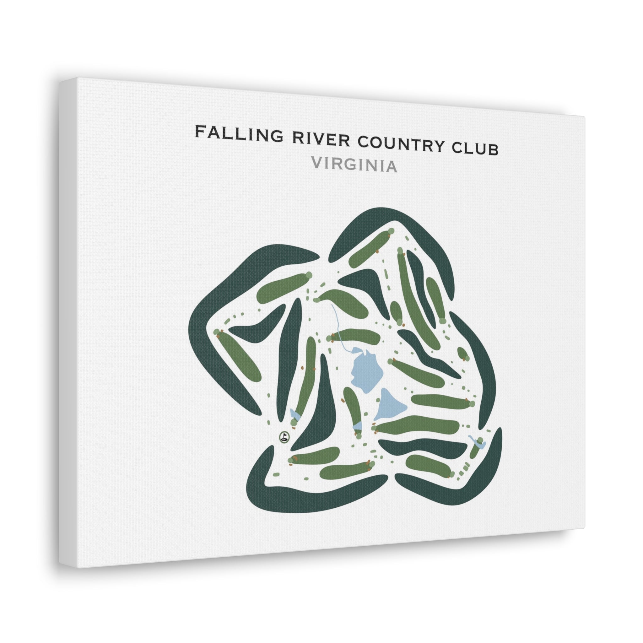 Falling River Country Club, Virginia - Printed Golf Courses