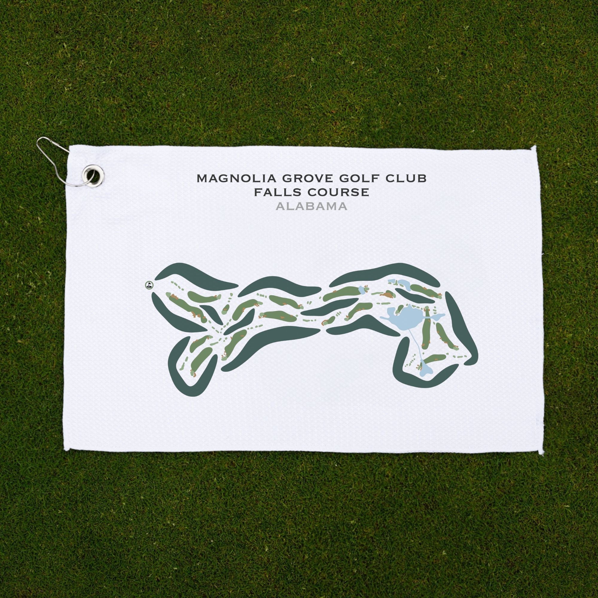 Falls Course at Magnolia Grove Golf Club, Alabama - Printed Golf Courses
