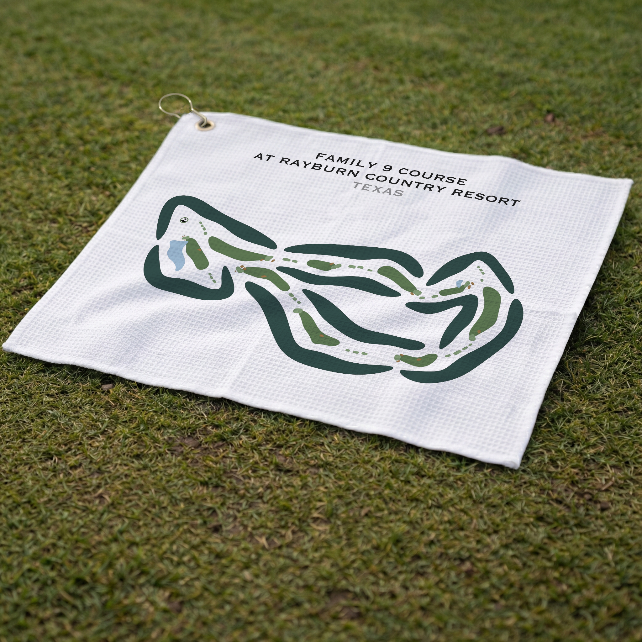 Family 9 Course at Rayburn Country Resort, Texas - Printed Golf Courses