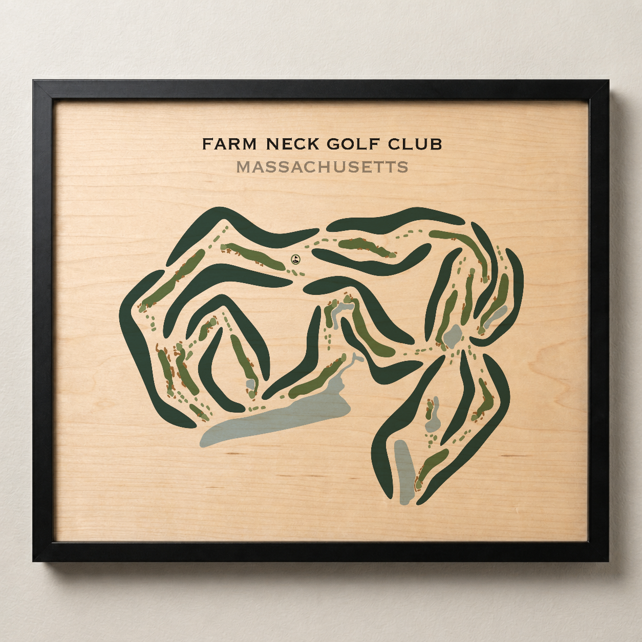 Farm Neck Golf Club, Massachusetts - Printed Golf Course