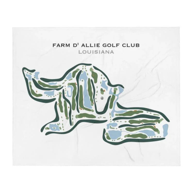 Farm d'Allie Golf Club, Louisiana - Printed Golf Courses