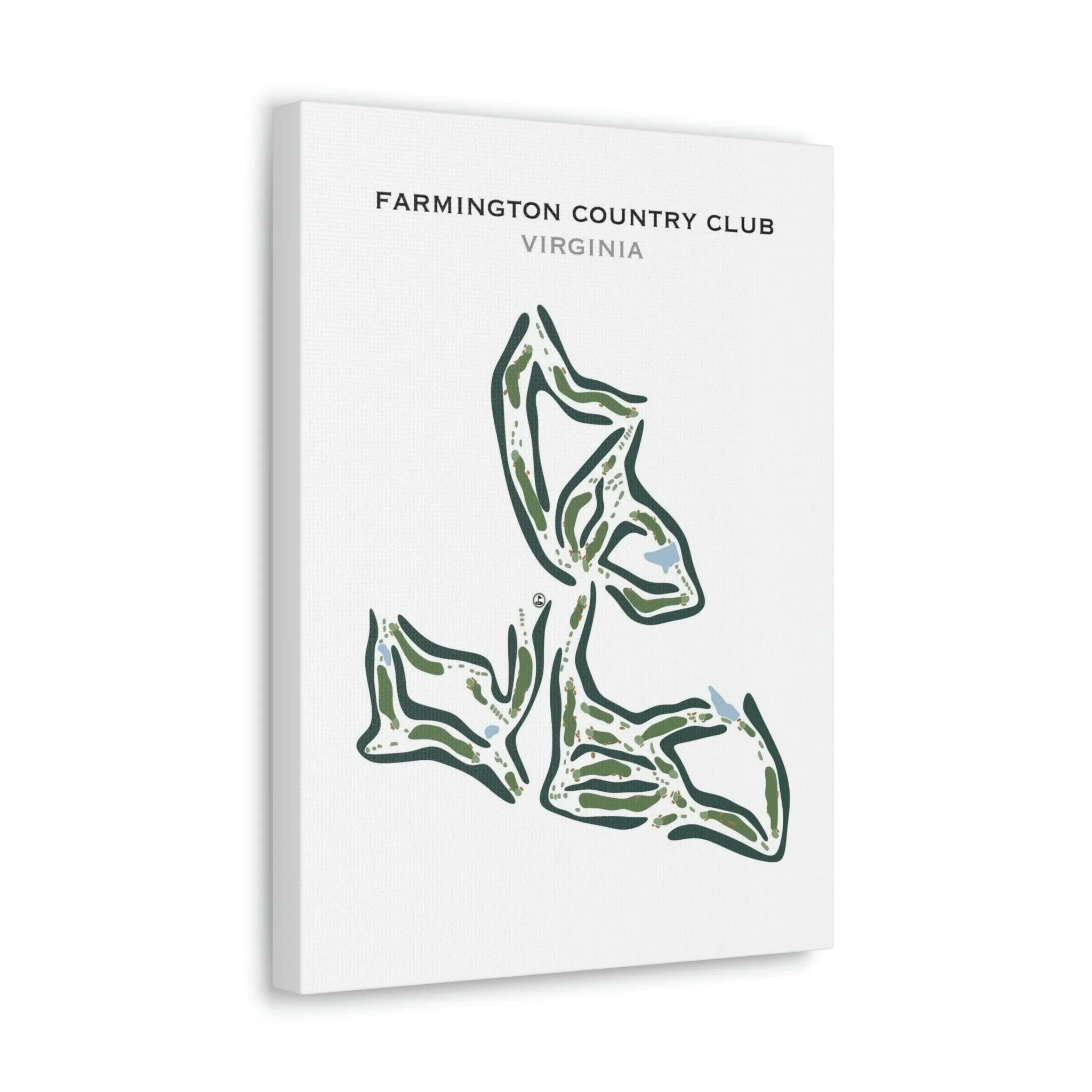 Farmington Country Club, Virginia - Printed Golf Courses