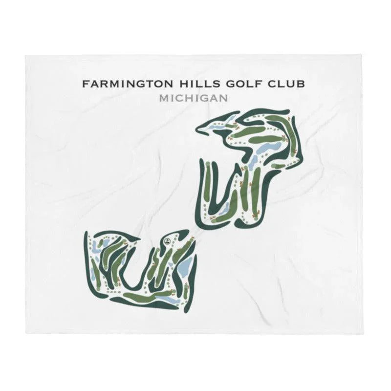Farmington Hills Golf Club, Michigan - Printed Golf Courses
