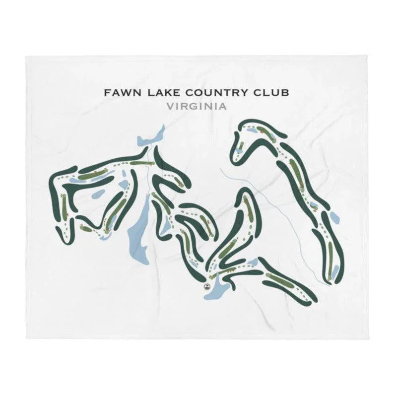 Fawn Lake Country Club, Virginia - Printed Golf Courses