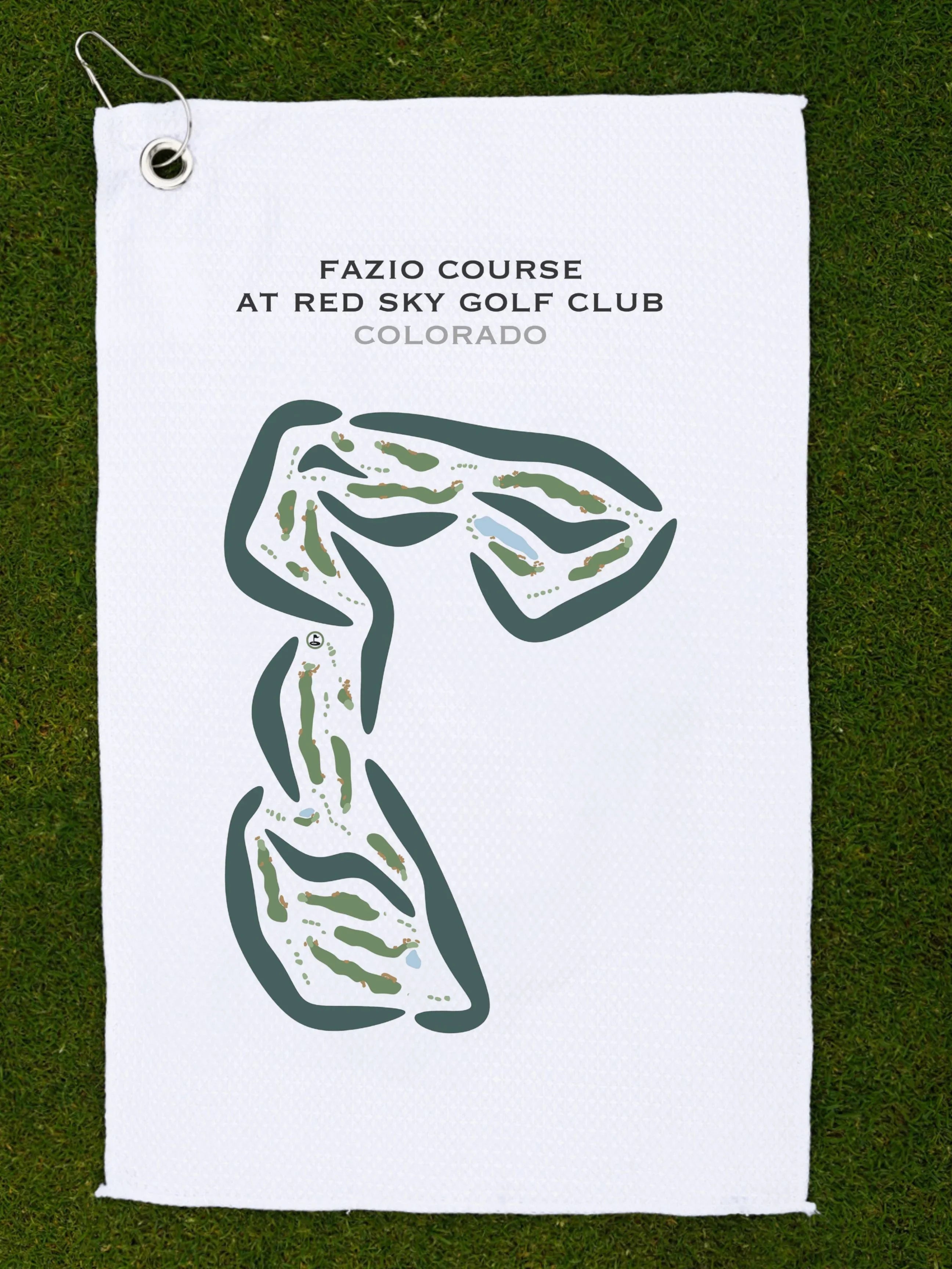 Fazio Course at Red Sky Golf Club, Colorado - Printed Golf Courses