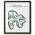 Fazio Course at Stonebriar Country Club, Texas - Printed Golf Courses