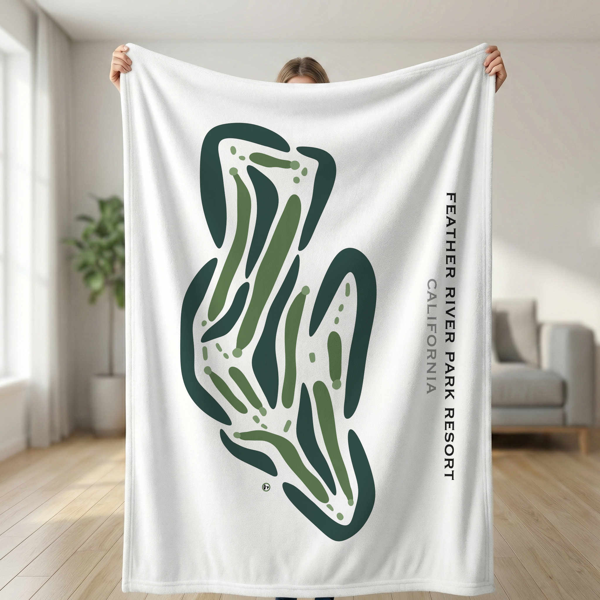 Feather River Park Resort, California - Printed Golf Course