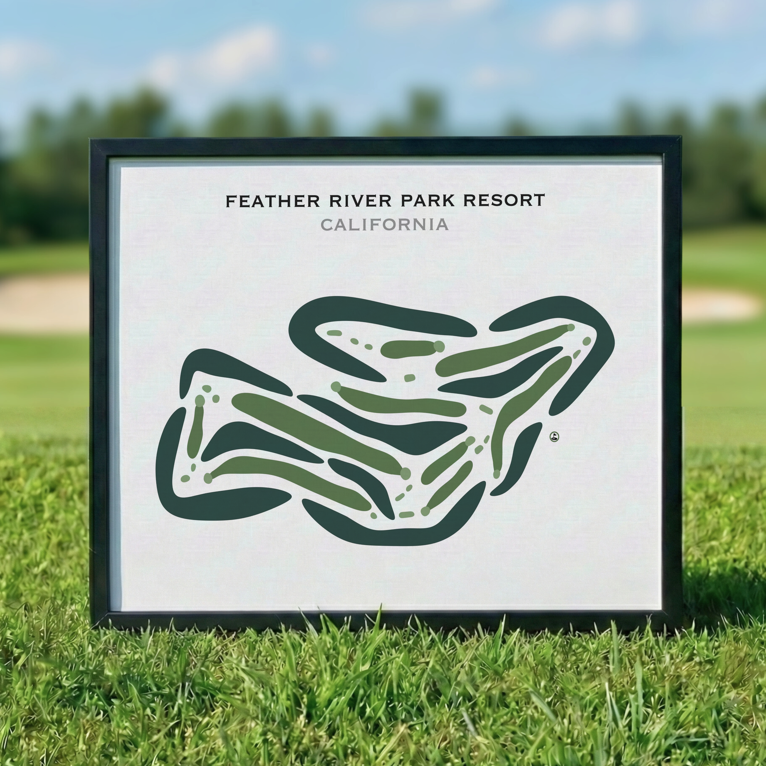 Feather River Park Resort, California - Printed Golf Course