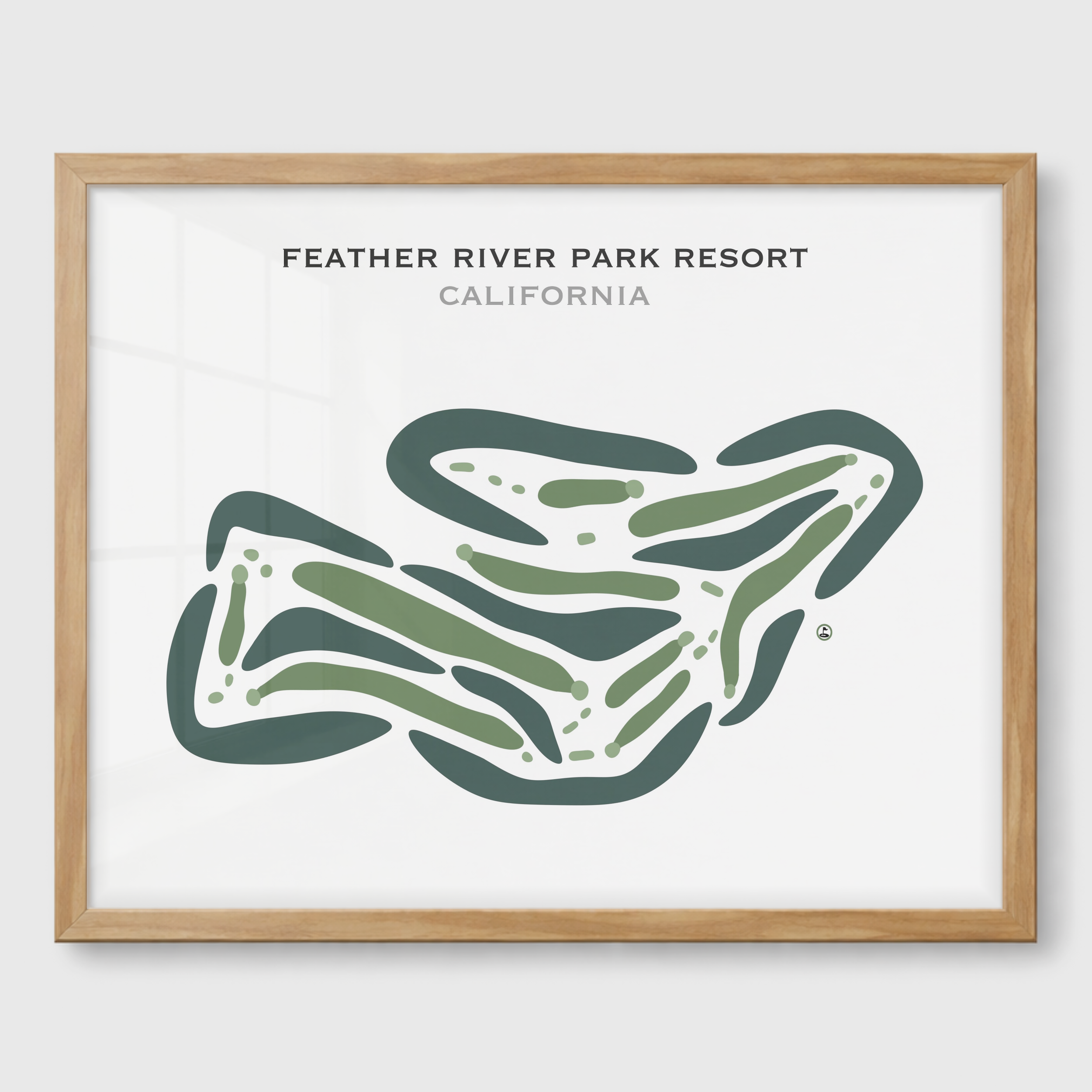 Feather River Park Resort, California - Printed Golf Course